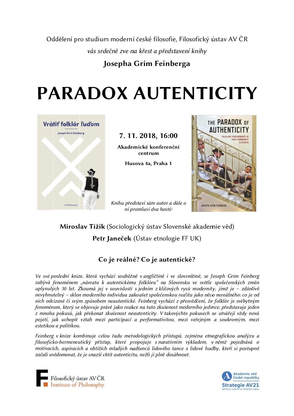 paradox autenticity feinberg 7 11