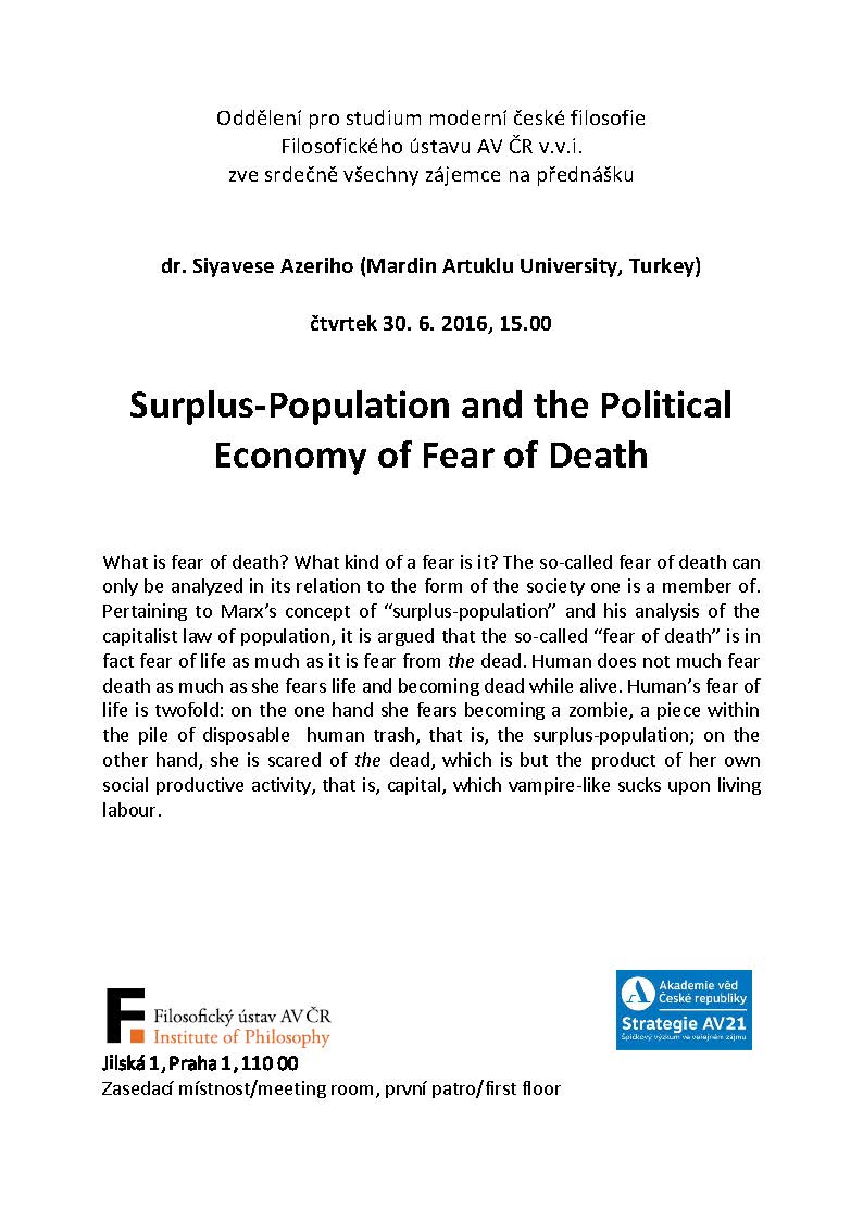 Azeri Political Economy of the Fear of Death